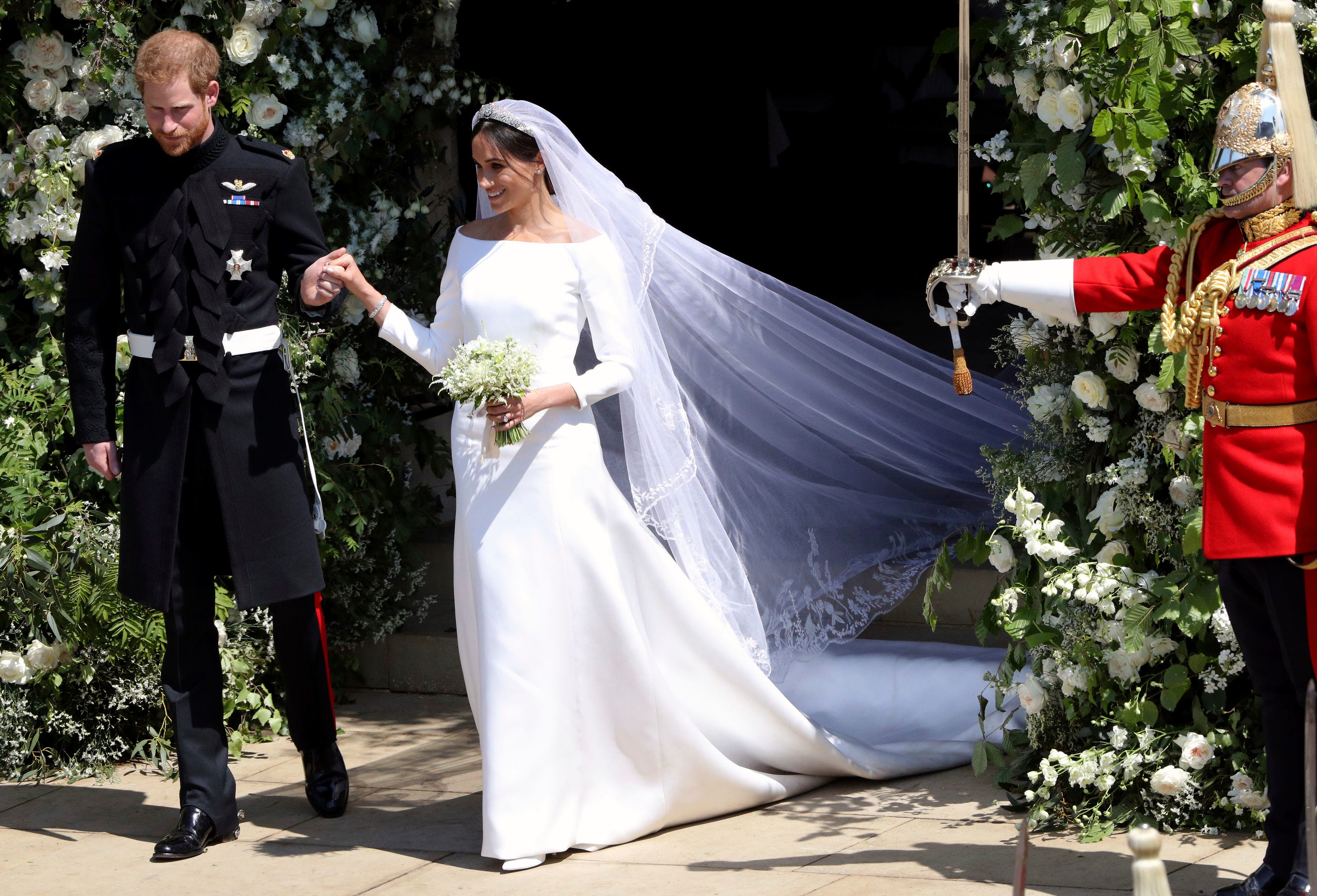 wedding dress windsor castle